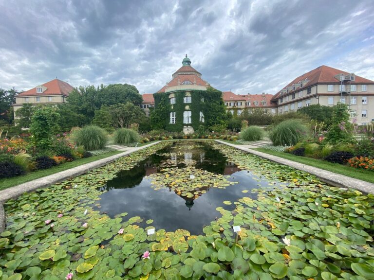 Außenbereich des Botanischen Gartens in München. Foto: Lisa Freudlsperger