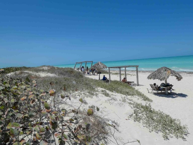 Der naturbelassene Strand Cancuncito begeistert mit türkisblauem Wasser. Foto: Lisa Freudlsperger