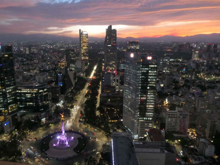 Aussicht auf die Avenida Reforma