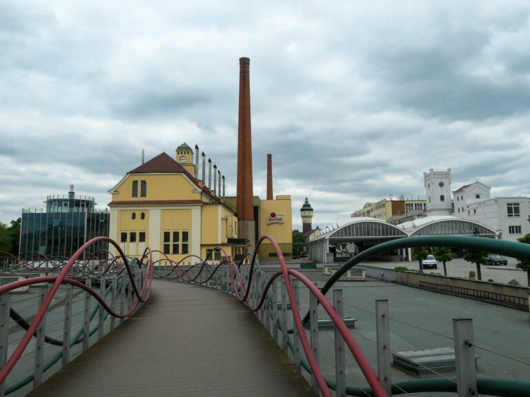 Blick auf das Gelände der Pilsner Urquell Brauerei Foto: Lisa Freudlsperger