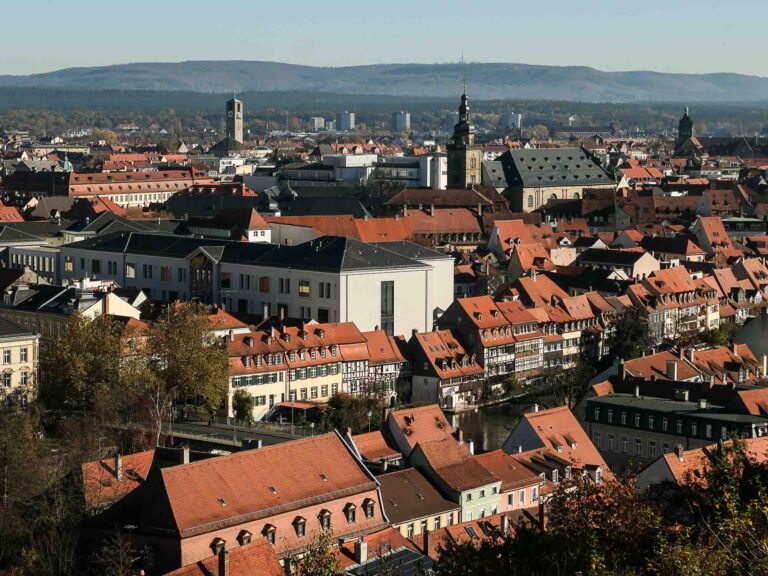 Ausblick über Bamberg Foto: Lisa Freudlsperger